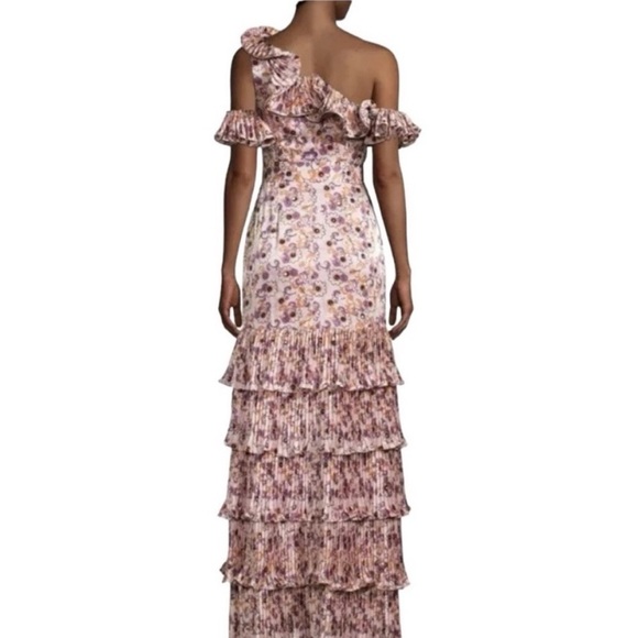 NWOT ALEXIS Amonda Floral Pleated Tiered Long Dress size XS - Picture 5 of 8